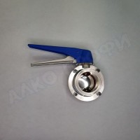 Кран бабочка 2" с плавной регулировкой