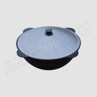 Казан чугунный с крышкой 4,5л