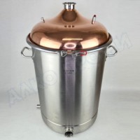 Куб перегонный ЛЮКС 70л с медной крышкой 2"